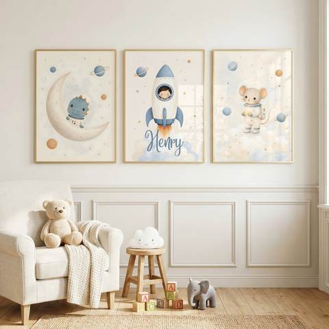 Little Astronauts Name Set