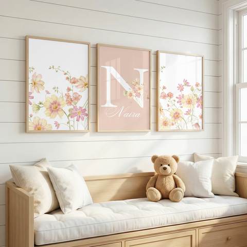Blush Cosmos Name Set
