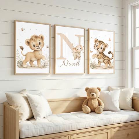 Jungle Cubs Name Set