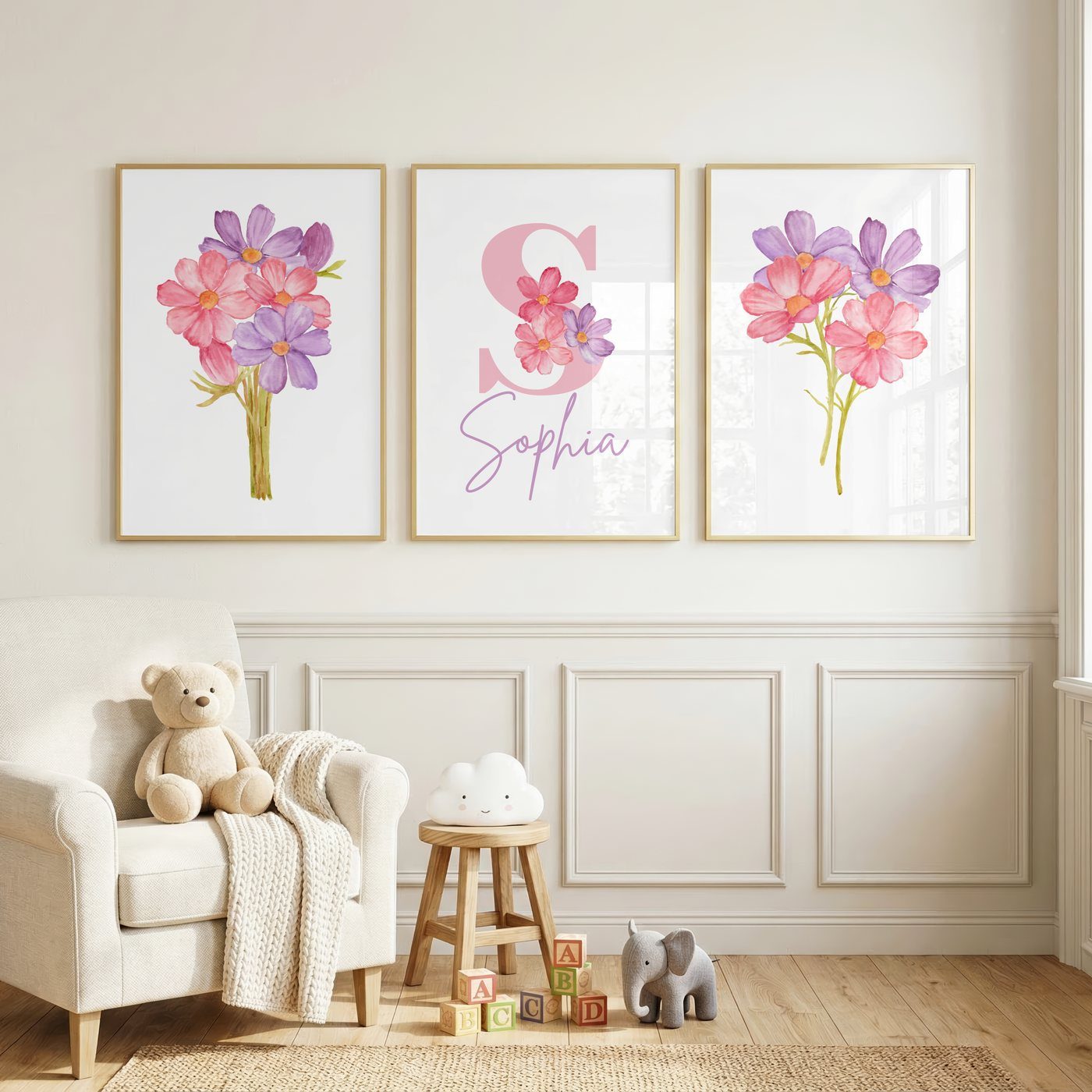 Cosmos Floral Name Set bundle