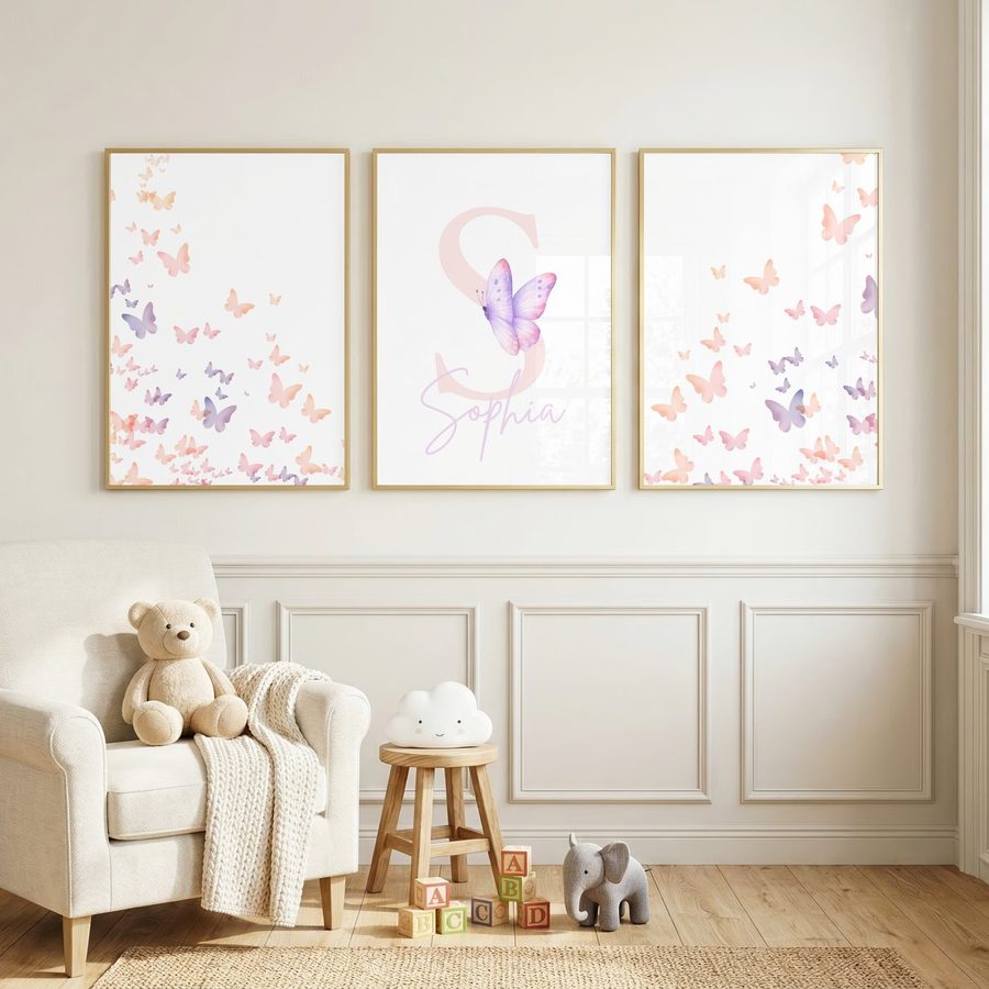 Butterfly Flutter Name Set