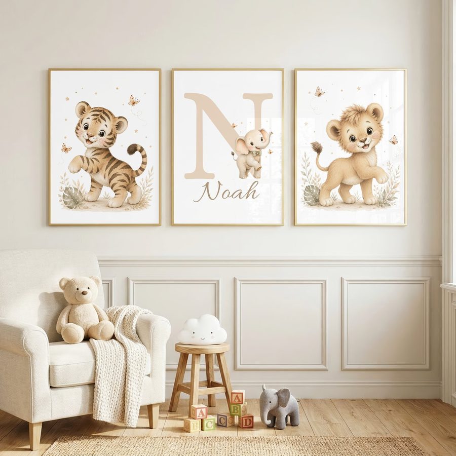Jungle Cubs Name Set