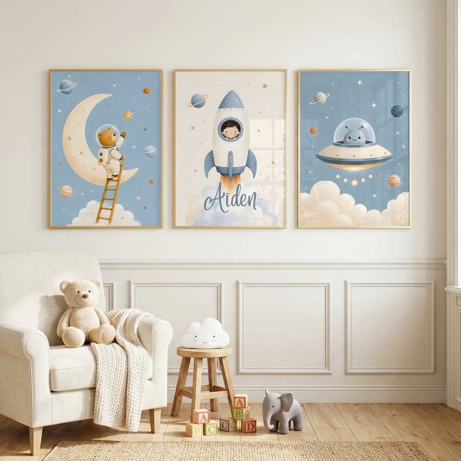 Rocket Bear Name Set